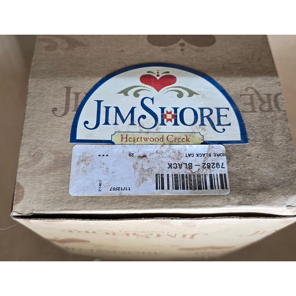 2006 "Lucky" cat JIm Shore Figurine NIB, Heartwood Creek - Picture 3 of 12